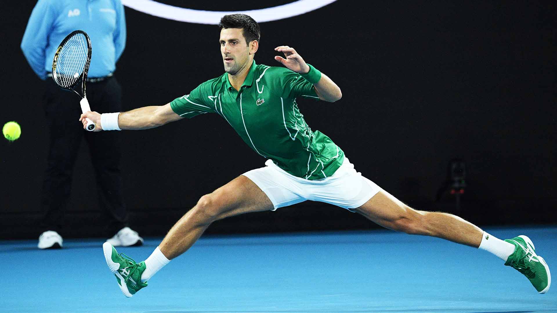 Ставки на теннис сайт. Джокович 2020. Novak Djokovic 2020 Australian open. Новак Джокович шпагат. Novak Djokovic Live.
